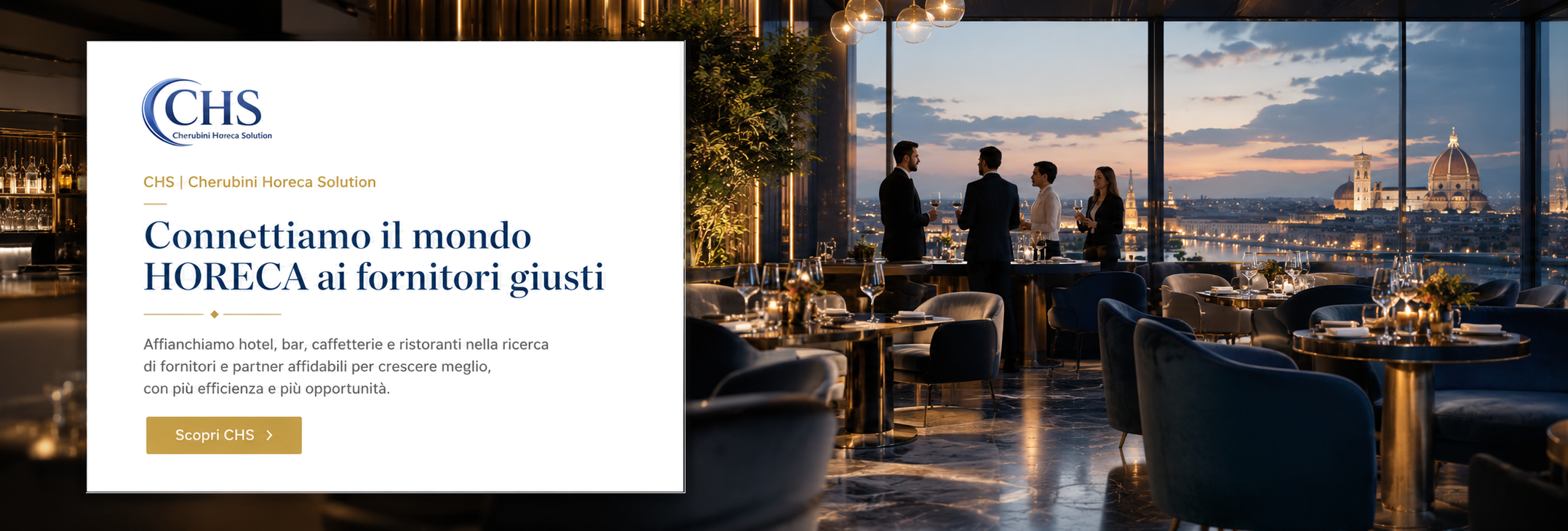Cherubini Horeca Solution, mediazione commerciale HORECA per ristoranti, bar, hotel e locali